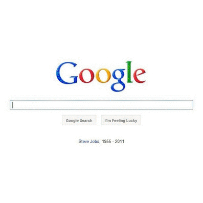 Animated montage of Google Doodles cycling through the years