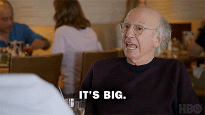 Animated reaction: “it’s big”