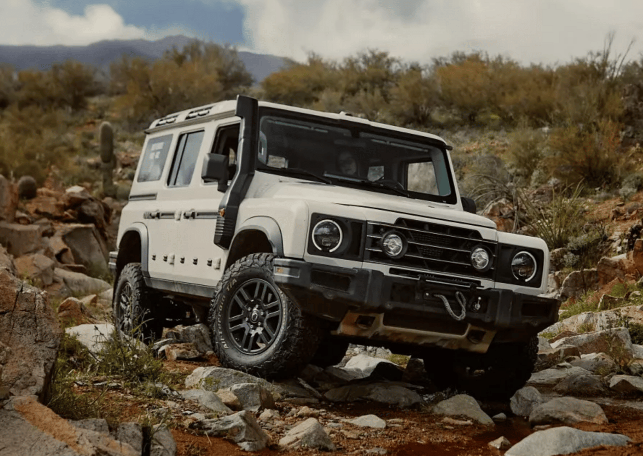 The INEOS Grenadier 4x4 in profile